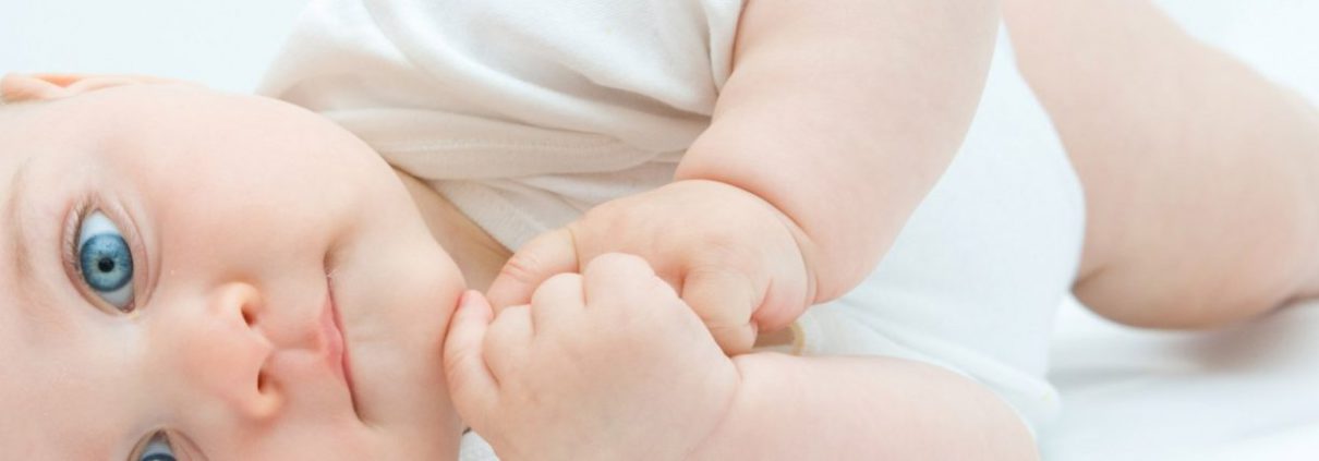 Liggende baby